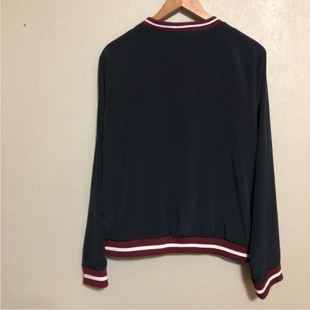 Laju Laurel stitch fix bomber jacket NWT Sz XL - Picture 6 of 7